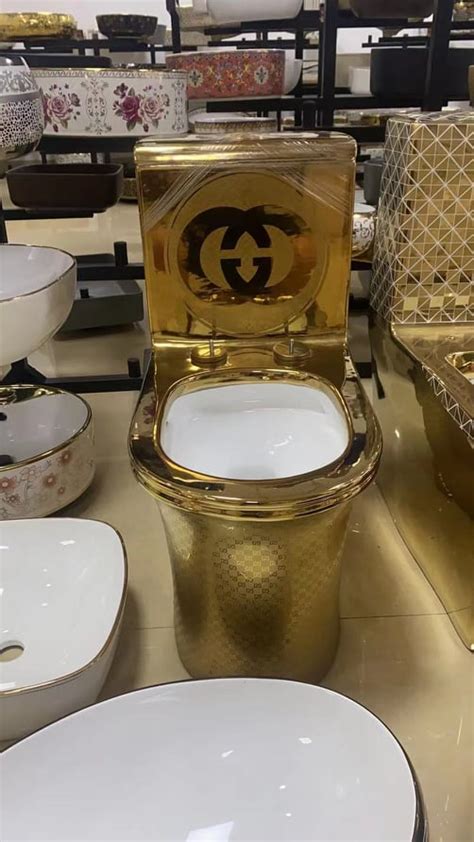 smart toilet gucci|Gucci bathroom accessories.